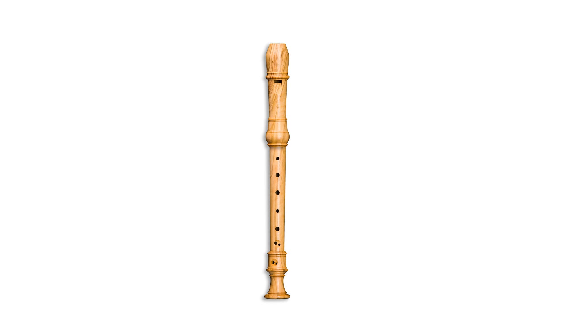 Mollenhauer, "Denner", soprano in c'', baroque double hole, olive wood