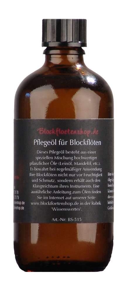 Blockfloetenshop.de, 100ml Blockflötenöl
