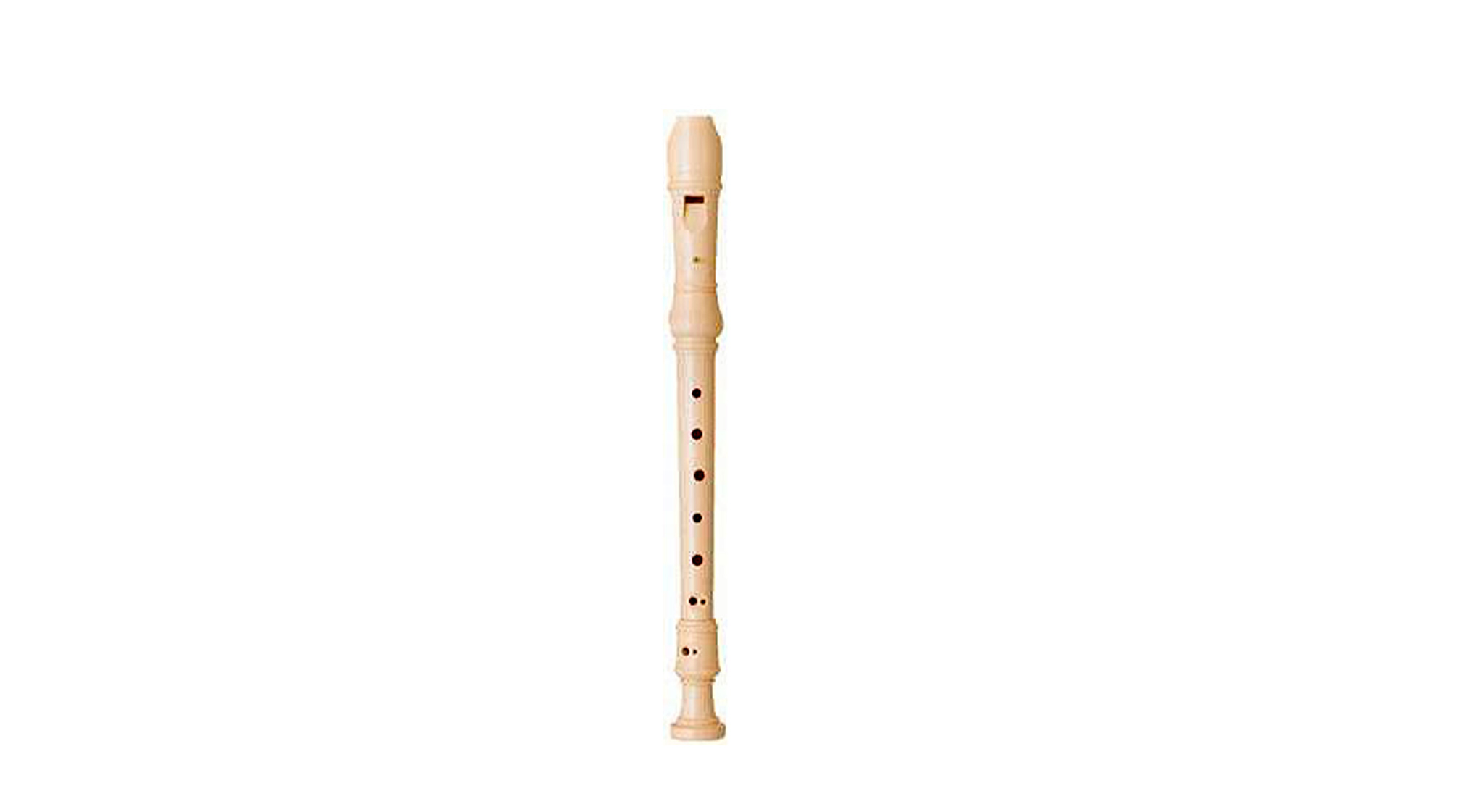 Yamaha, soprano in c'', baroque double hole, ivory color