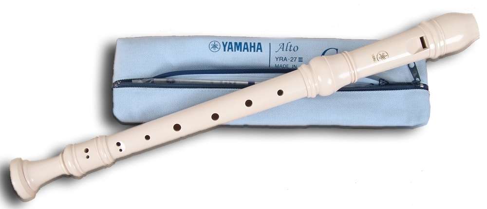 Yamaha, Alto in f', German double hole, ivory color