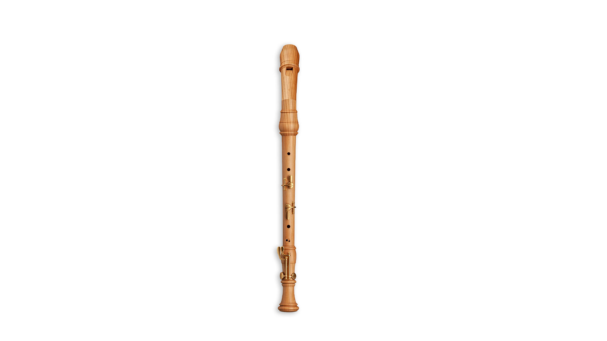 Mollenhauer, "Denner", comfort bent tenor in c', baroque double hole, with double key and middle pie
