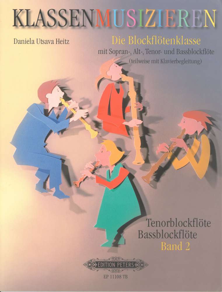 Klassenmusizieren, Die Blockflötenklasse, Band 2- Tenor-Bass