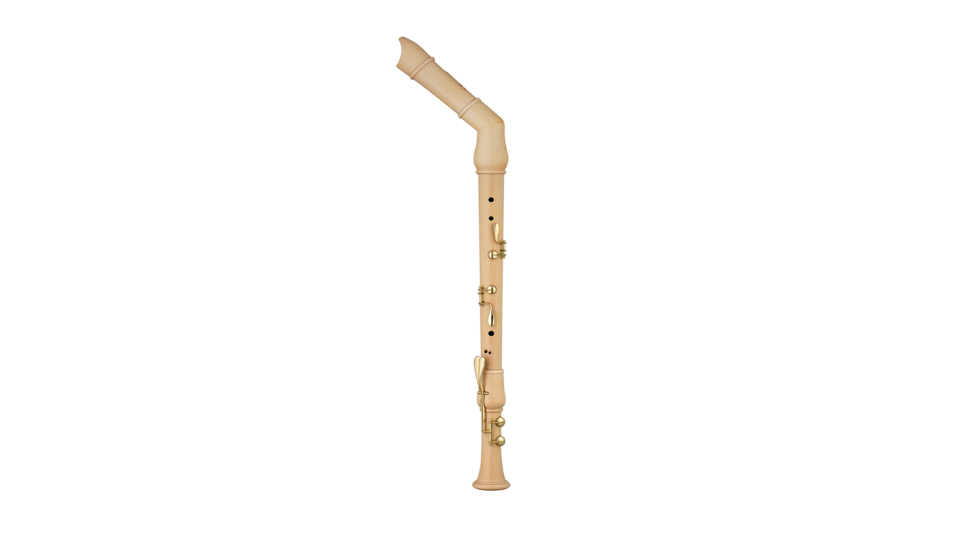 Moeck, Flauto Rondo bent bass in f', baroque double hole, maple