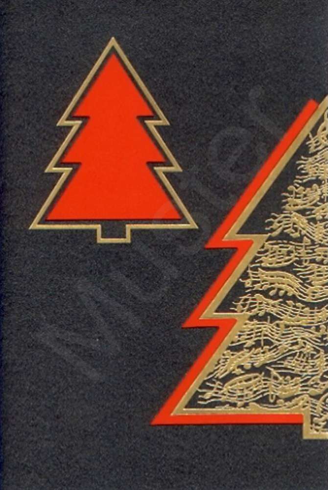 Doppelkarte - Weihnachtsbaum