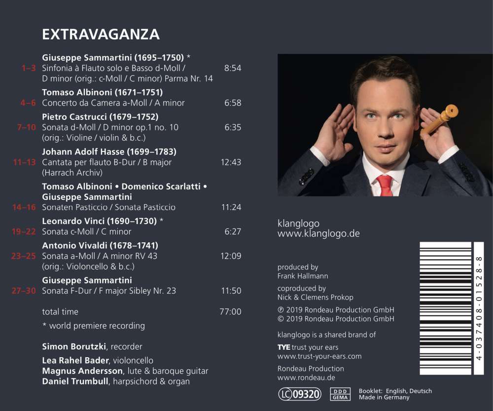 CD: Simon Borutzki & Ensemble - Extravaganza